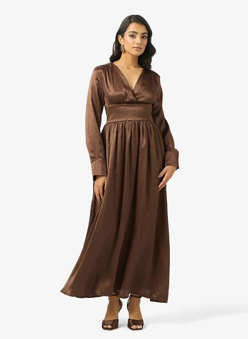 خزانة Shimmer A-line Dress